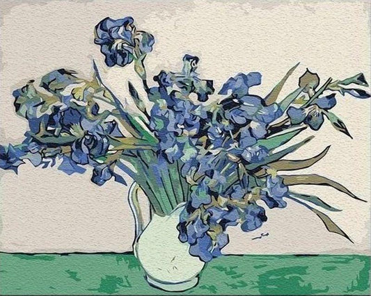 Iris di Van Gogh diamond painting kit completo