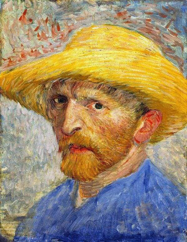 Van Gogh Autoritratto Con Cappello Di Paglia Diamond Painting | Seos Shop ®