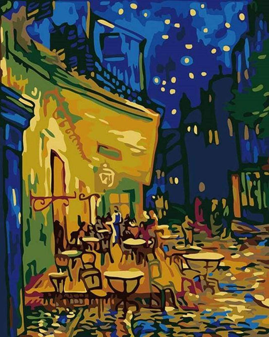 Van Gogh Terrazza Del Caffé Di Notte Diamond Painting | Seos Shop ®