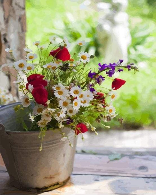 Vaso Di Fiori Diamond Painting