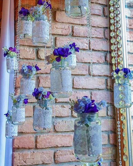 Vaso Di Vetro Viola Diamond Painting