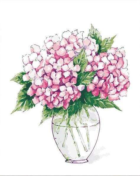 Vaso E Fiori Diamond Painting