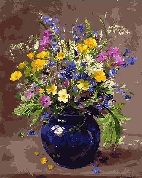Vaso Pieno Di Fiori Diamond Painting
