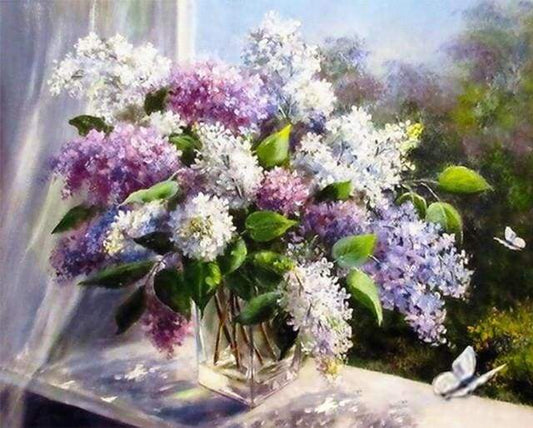Vaso Viola Diamond Painting kit diamond painting
