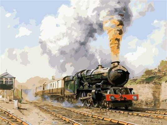 Vecchio Treno Diamond Painting