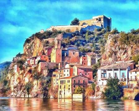 Villaggio Sul Mare Diamond Painting