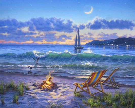 Vista Sulla Spiaggia Diamond Painting