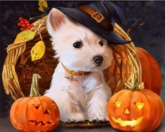 Westie Ad Halloween Diamond Painting | Seos Shop ®