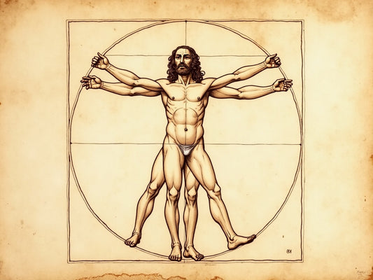 Diamond Painting Uomo Vitruviano - Leonardo da Vinci