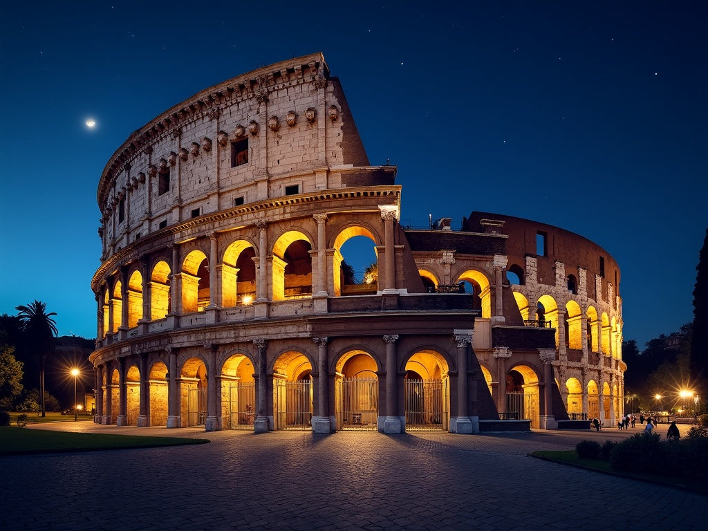 Diamond Painting Colosseo di Notte