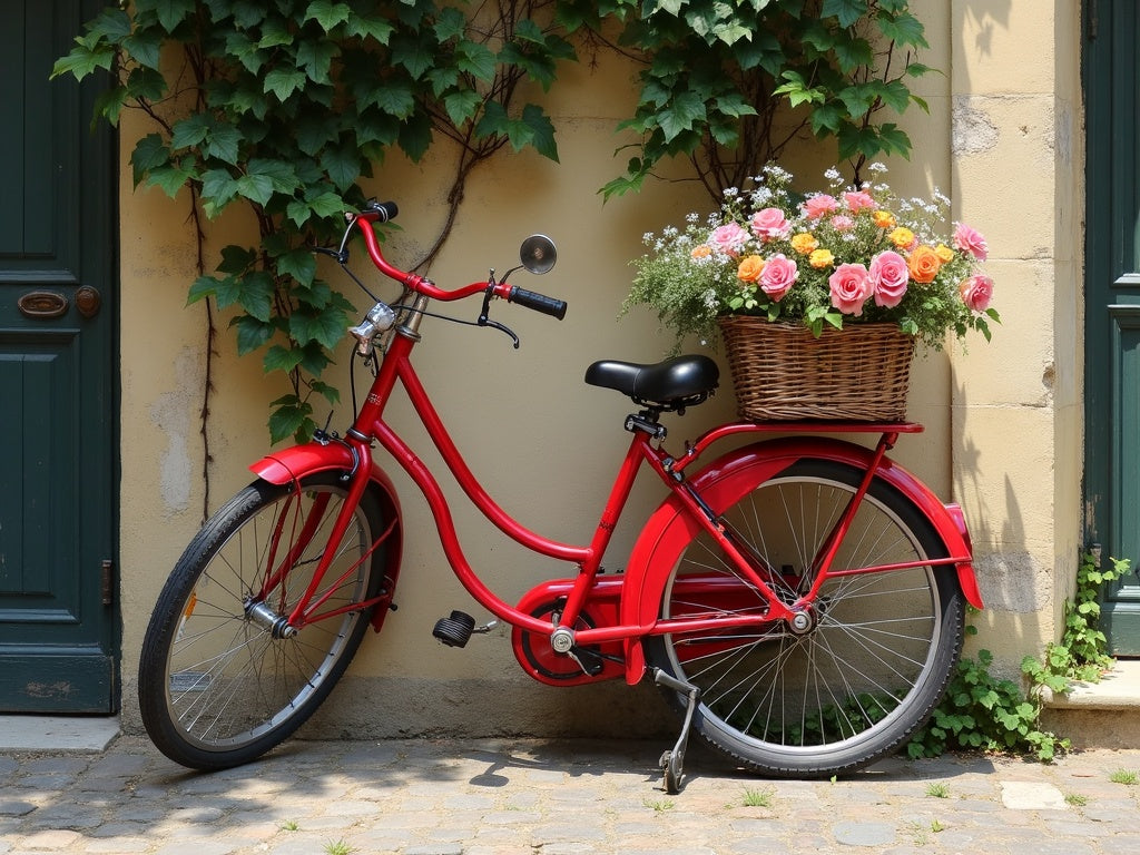 Diamond Painting Bicicletta con Fiori