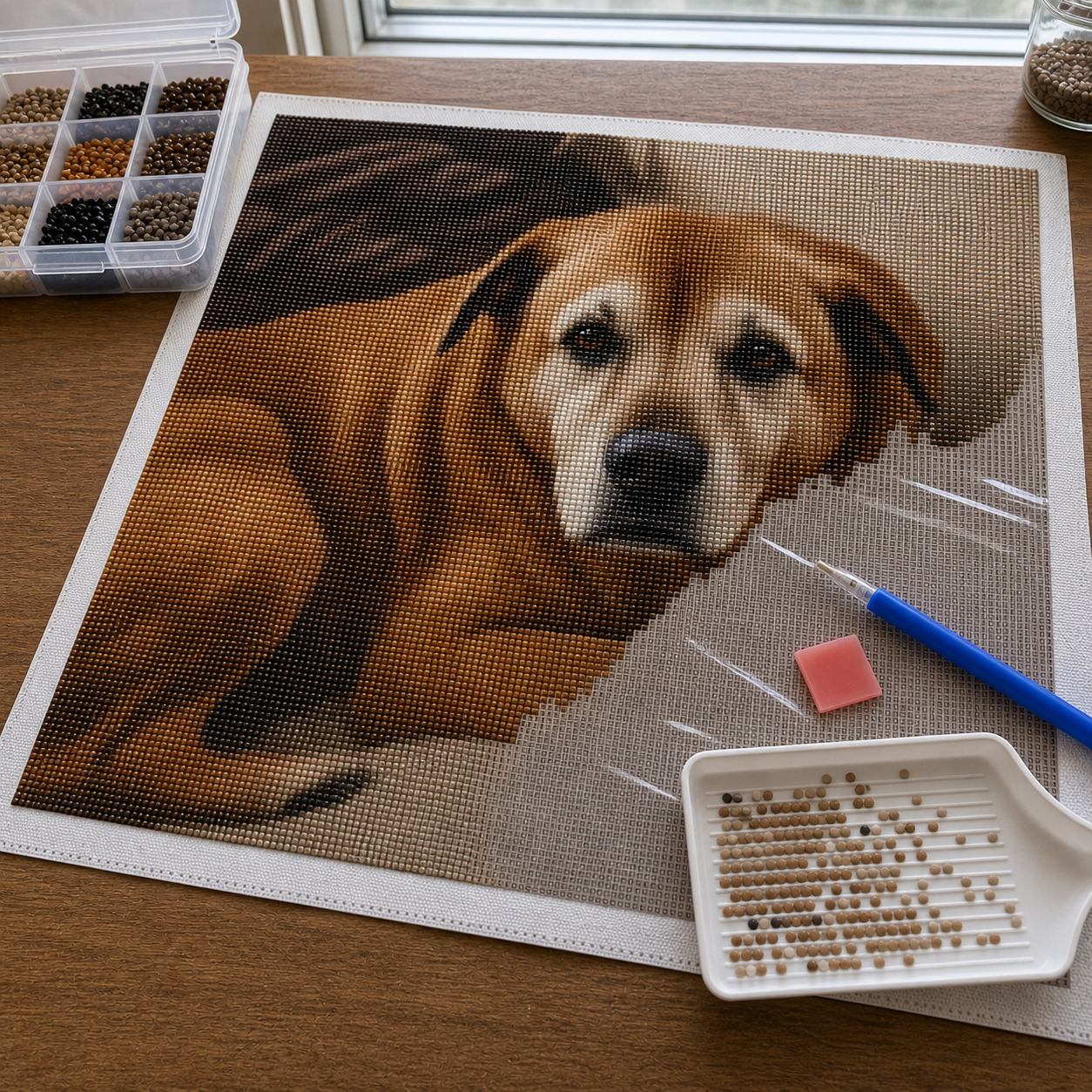 Diamond Painting Personalizzato Cane da Foto | Kit Completo - foto 2
