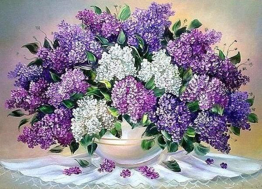 Diamond Painting Bouquet viola - Diamond Painting Italia