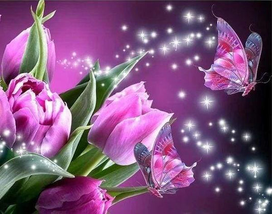 Diamond Painting Farfalla scintillante - Diamond Painting Italia