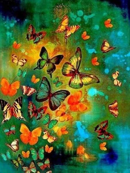 Diamond Painting Colorful Butterflies - Diamond Painting Italia