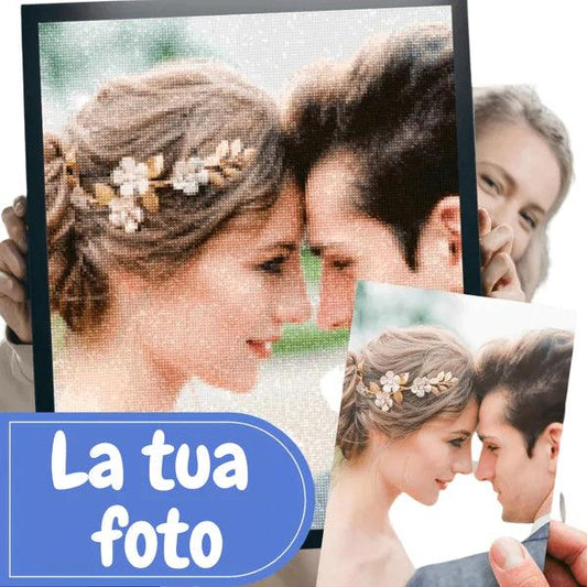 Diamond Painting con Foto Personale + Penna Ergonomica + Scatola di Archiviazione - Diamond Painting Italia