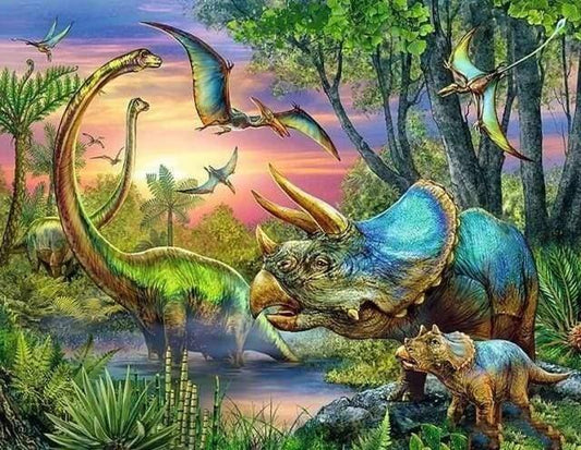 Diamond Painting Dinosaurs - Diamond Painting Italia