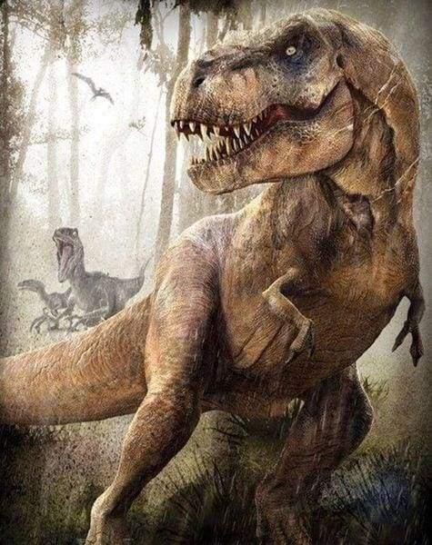 Diamond Painting Dinosaurs Jurassic Park - Diamond Painting Italia