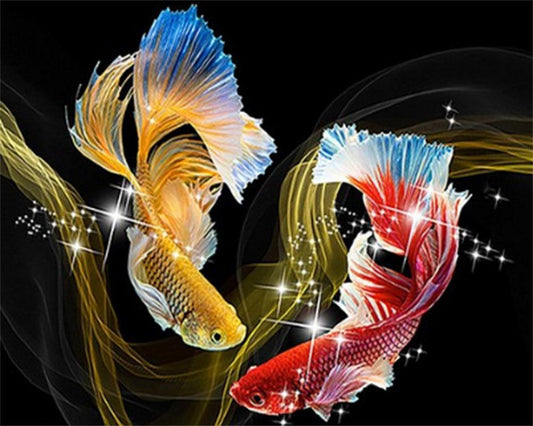 Diamond Painting Duo of Fish - Diamond Painting Italia