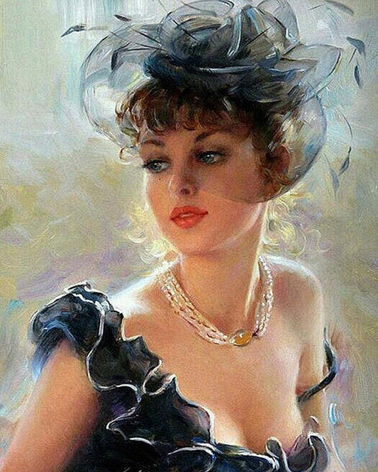 Diamond Painting Elegant in Black - Diamond Painting Italia