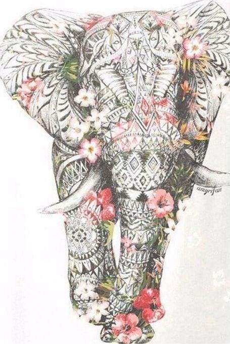 Diamond Painting Elephant Design - Diamond Painting Italia