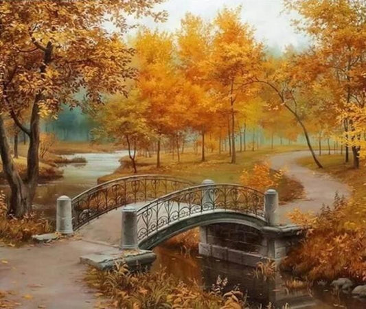 Diamond Painting Fall Landscape - Diamond Painting Italia