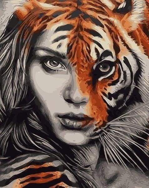 Diamond Painting Female Tiger - Diamond Painting Italia