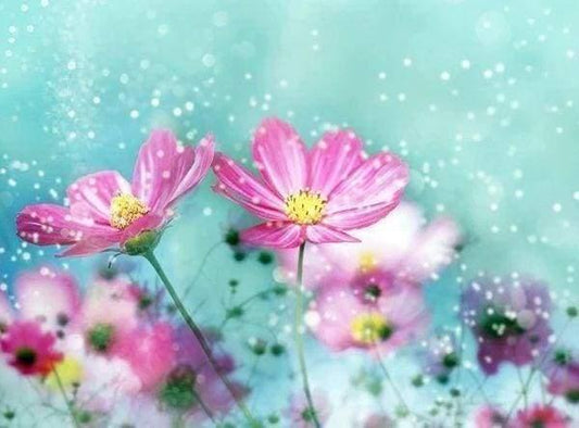 Diamond Painting Flowers and Flakes - Diamond Painting Italia