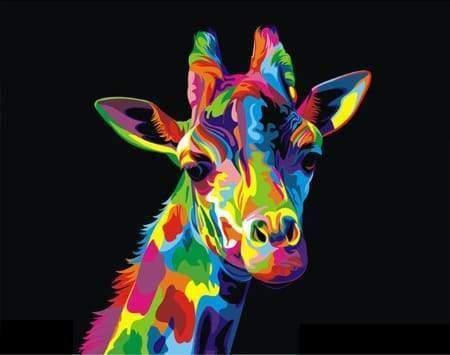 Diamond Painting Giraffa Pop Art - Diamond Painting Italia