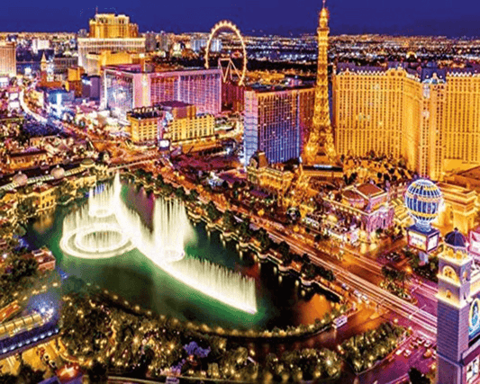 Diamond Painting Las Vegas di notte - Diamond Painting Italia