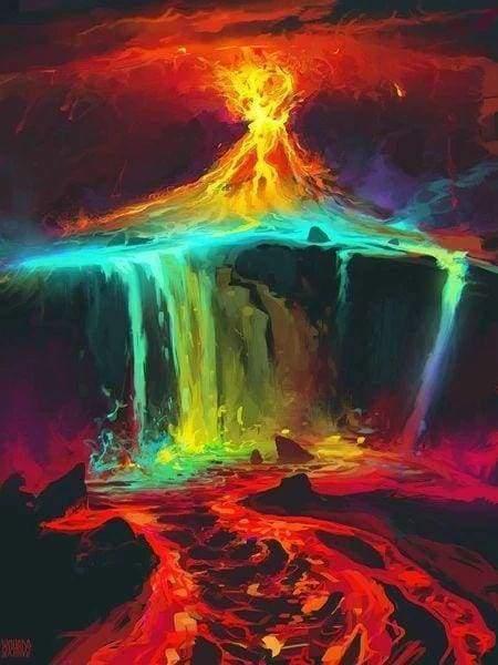 Diamond Painting Lava - Diamond Painting Italia