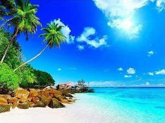 Diamond Painting - Paradise Island - Diamond Painting Italia