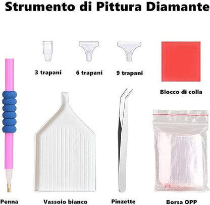 Diamond Painting Personalizzato | Spedizione Gratuita | Kit Completo - Diamond Painting Italia