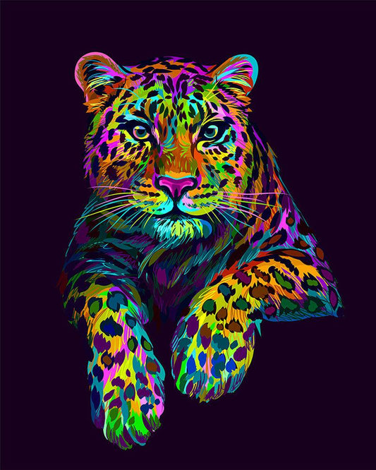 Diamond Painting - Pop Art Cheetah - Diamond Painting Italia