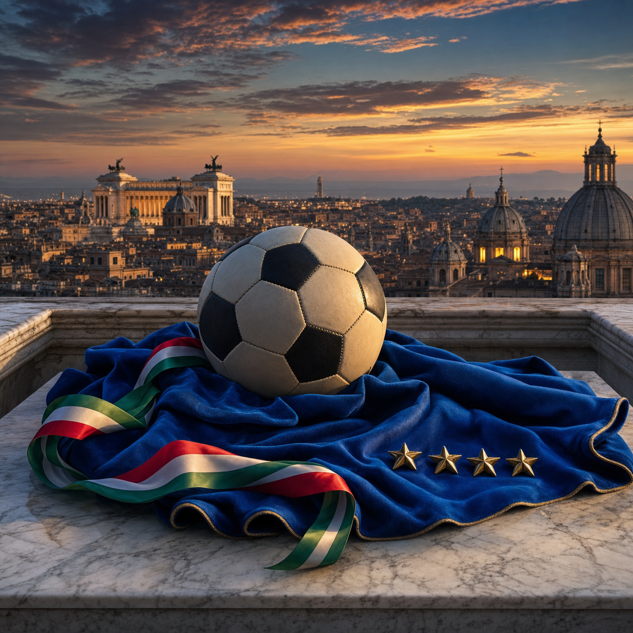 Diamond Painting Quattro Stelle Azzurre | Kit Completo - diamond painting Mondiali Italia