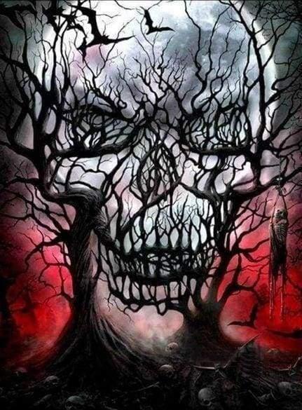 Diamond Painting - Ramo della morte - Diamond Painting Italia