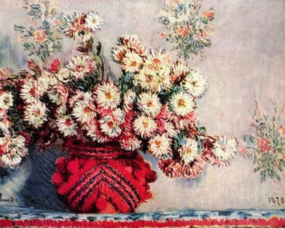 Diamond Painting - Red vase and flowers - Diamond Painting Italia