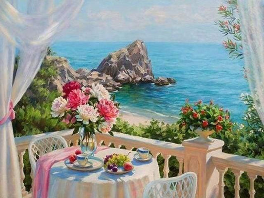 Diamond Painting - Sea View - Diamond Painting Italia