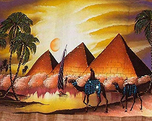 Diamond Painting - The pyramids - Diamond Painting Italia