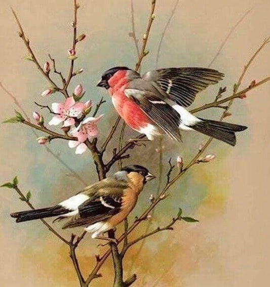 Diamond Painting Uccellino su ramo - Diamond Painting Italia