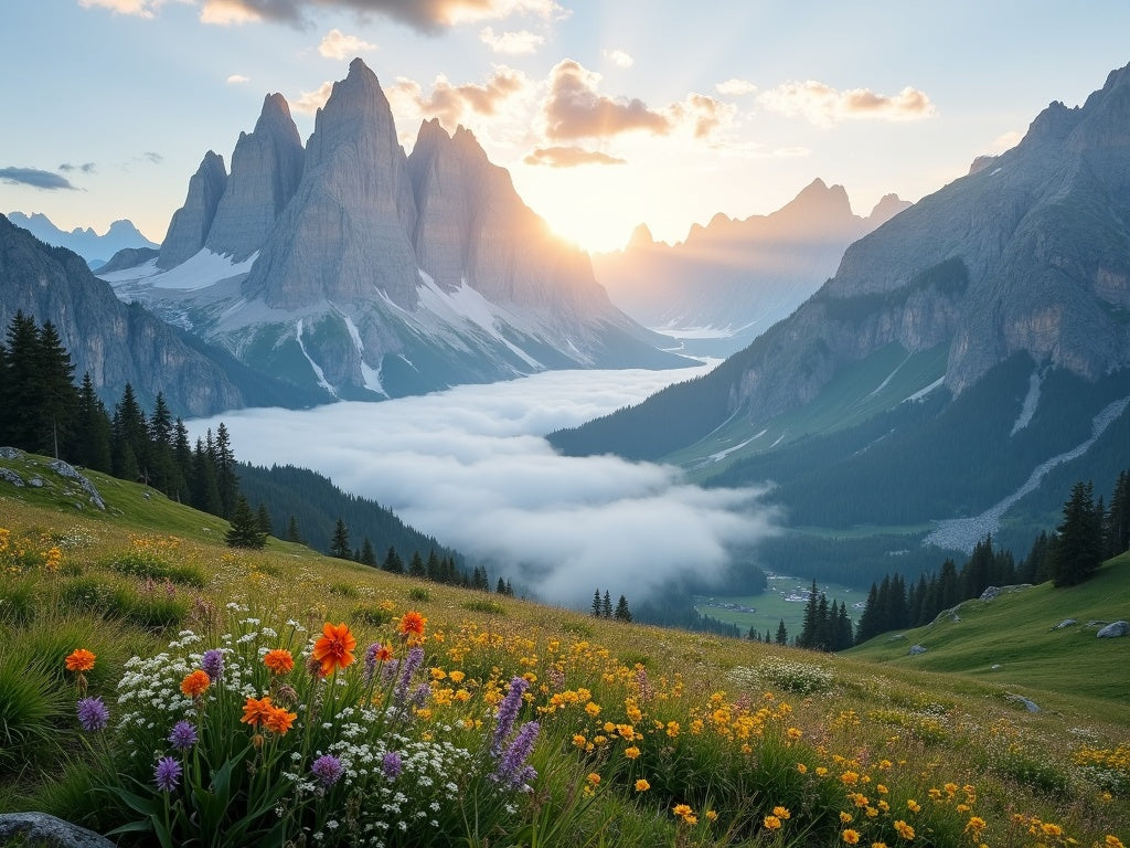 Diamond Painting Dolomiti all'Alba
