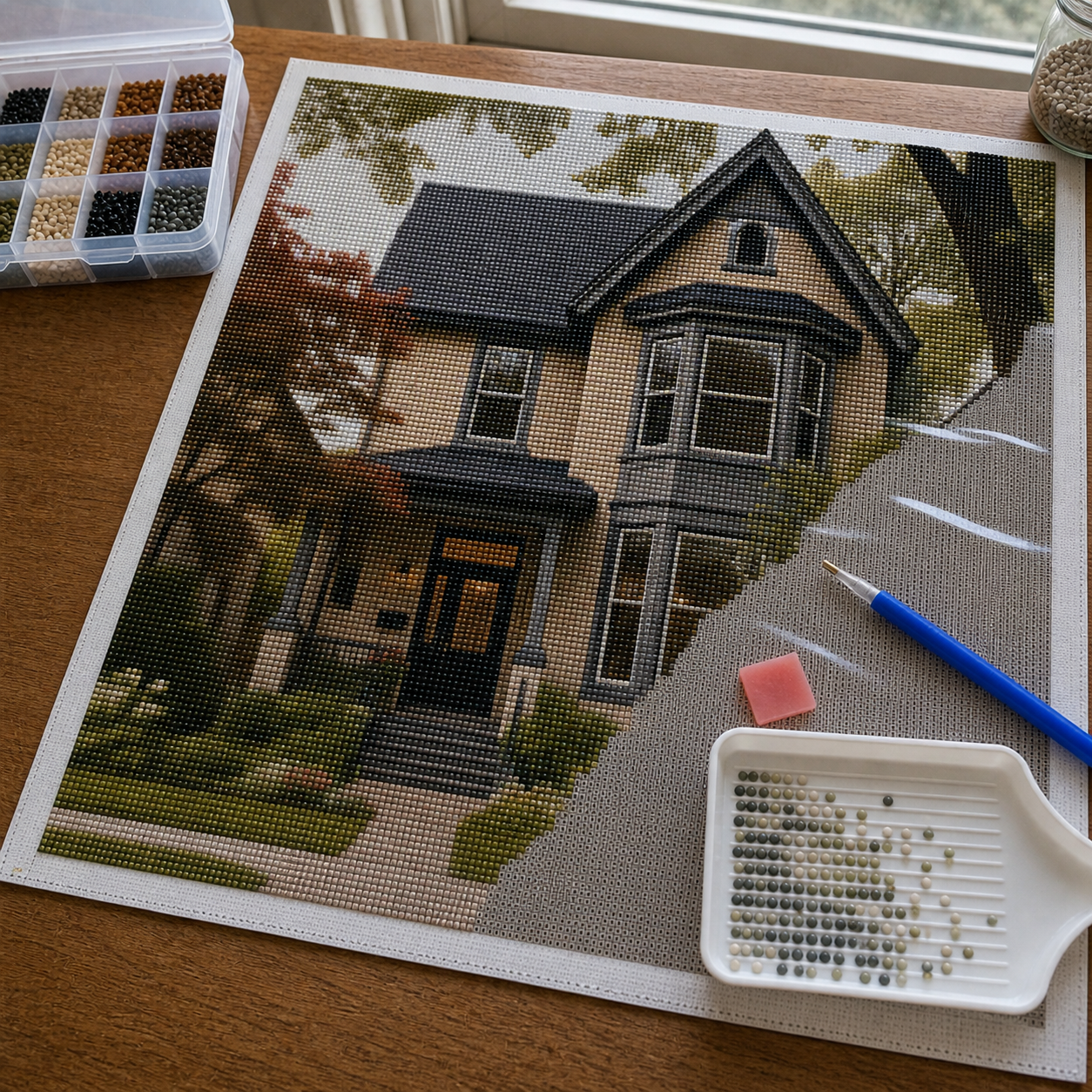 Diamond Painting Personalizzato Casa Nuova | Kit Completo - foto 2
