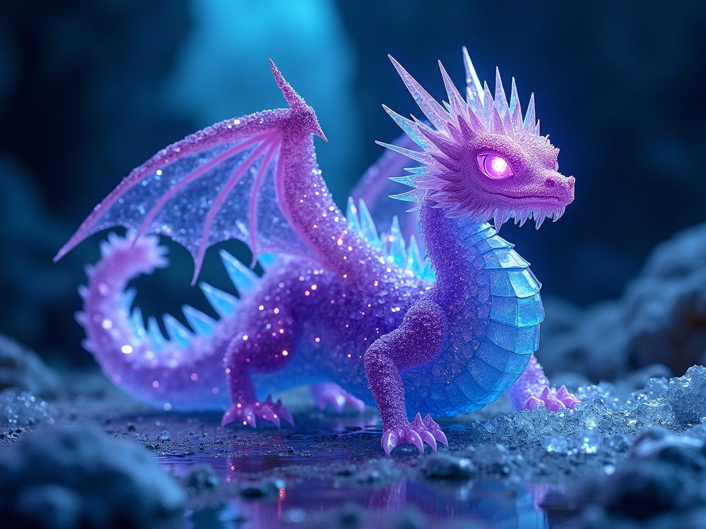 Diamond Painting Drago di Cristallo