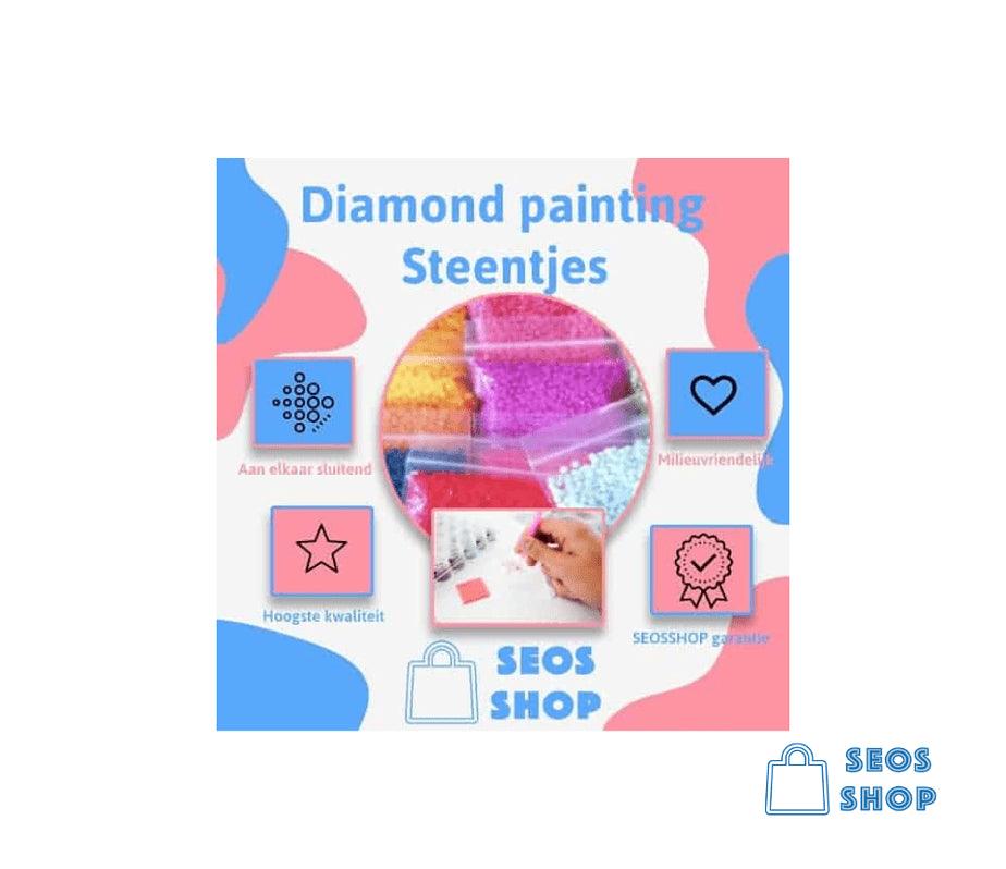Kit Diamond Painting DCIDBEI 4 Pezzi – Amore Fluorescente 30x40 Cm – Rotondo, Per Adulti E Bambini – Con Tutti Gli Accessori