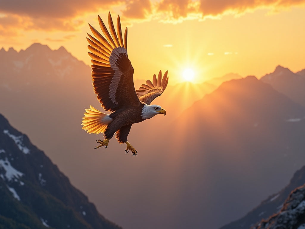 Diamond Painting Aquila Reale in Volo