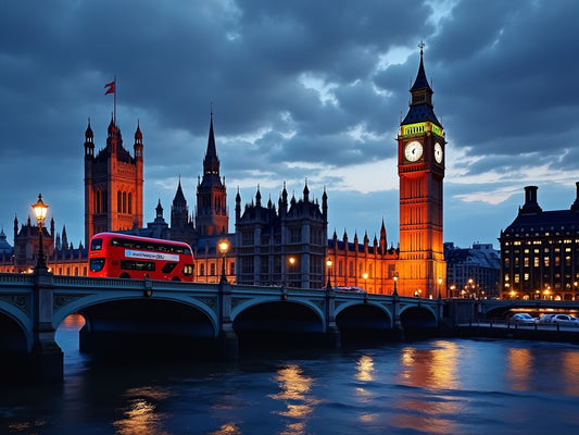 Diamond Painting Londra Big Ben al Tramonto
