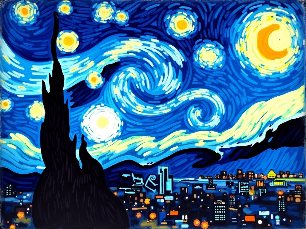 Diamond Painting Notte Stellata su Tokyo