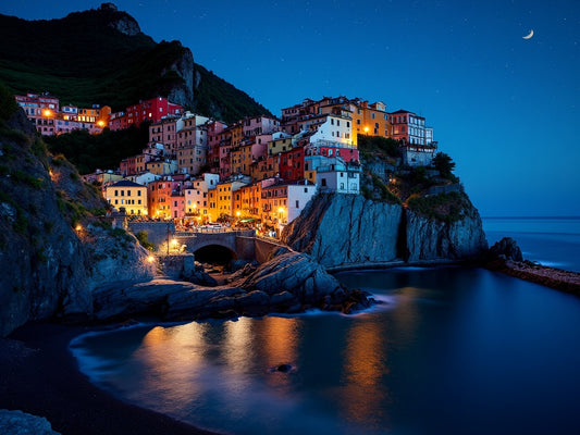 Diamond Painting Manarola di Notte