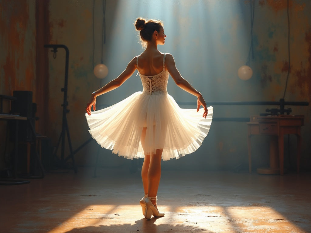 Ballerina Classica in Bianco Diamond Painting